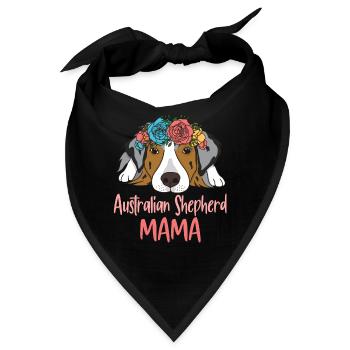 AUSSIE MAMA - Bandana - Schwarz - Vorne