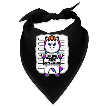 Klein aber gefährlich - Bandana - Schwarz - Vorne