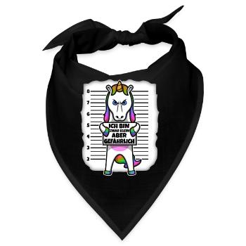 Klein aber gefährlich - Bandana - Schwarz - Vorne