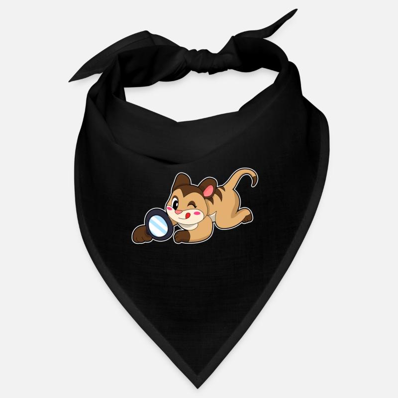 Erdmännchen Detektiv Lupe Bandana