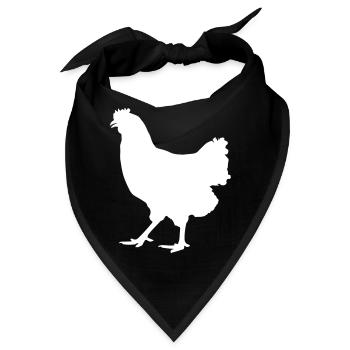 chicken - Bandana - Schwarz - Vorne