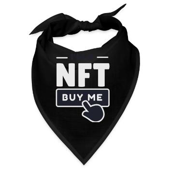 NFT - I am a NFT - Non Fungible Token, Krypto - Bandana - Schwarz - Vorne