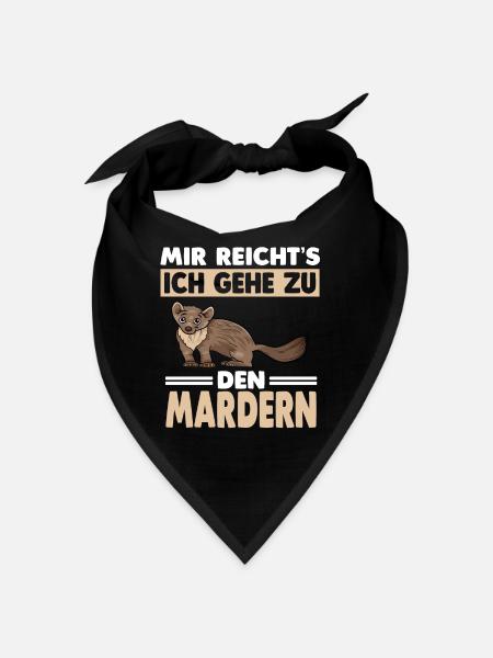 Marder - Bandana - Schwarz