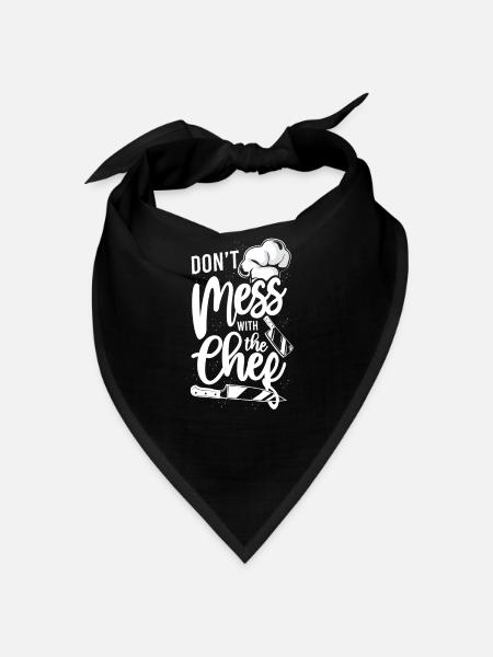 Cuisine Cuisine Chef de cuisine ne pas - Bandana - noir