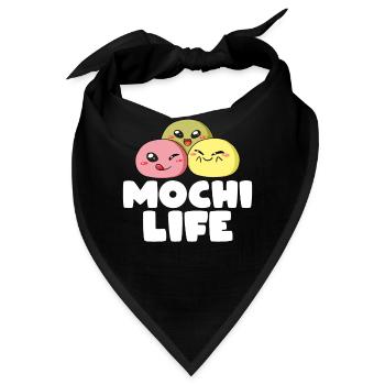 Mochi Indonesisch Reiskuchen Kugeln - Bandana - Schwarz - Vorne