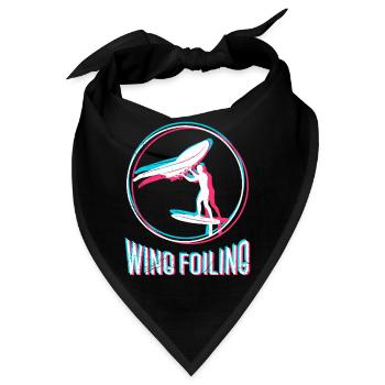 Wing Foiling Wing Surf Wing Foiler - Bandana - Schwarz - Vorne