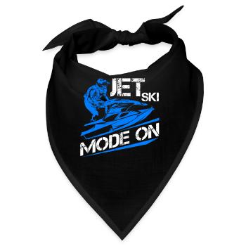 Jetski Jet Ski Motorschlitten - Bandana - Schwarz - Vorne