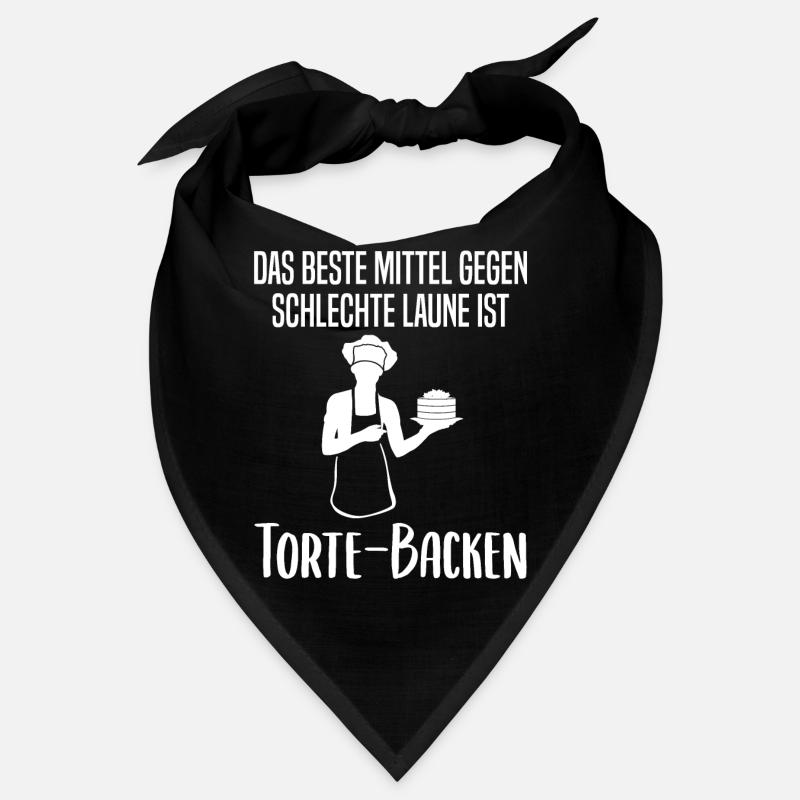 Torte Backen Torten Bäckerin Spruch Geschenk Bandana