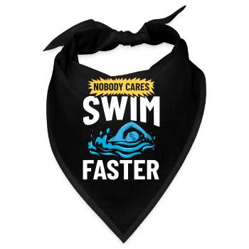 Schwimmen Trainer Pool Schwimmer Lektion - Bandana - Schwarz - Vorne