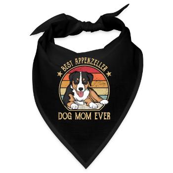 Appenzeller Sennenhund Kuscheltier Hund - Bandana - Schwarz - Vorne