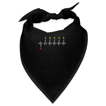 Biker - Bandana - Schwarz - Vorne