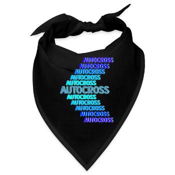 Autocross - Bandana - Schwarz - Vorne