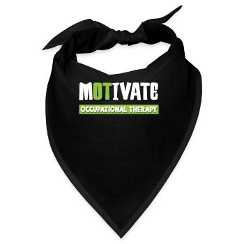 Ergotherapie Ergotherapeutin Ergotherapeut - Bandana - Schwarz - Vorne