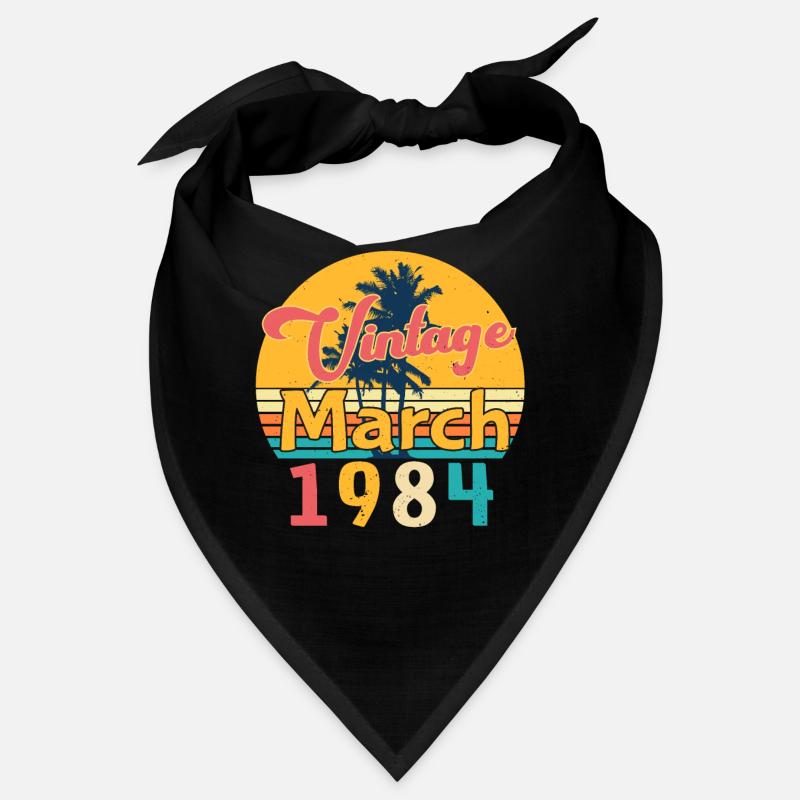 Born in March 1984 Vintage Bandana