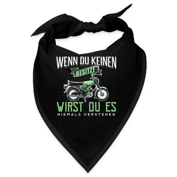 "Wenn Du kein Besitzt" T-Shirt I Simson-S51 - Bandana - Schwarz - Vorne