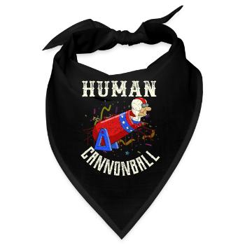 Zirkus - Bandana - Schwarz - Vorne