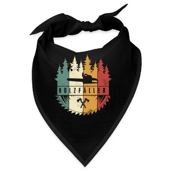 Holzfäller - Bandana - Schwarz - Vorne