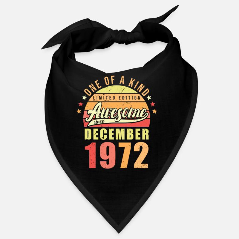 Anniversaire Décembre 1972 Bandana