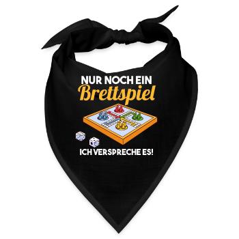 Brettspiel - Bandana - Schwarz - Vorne