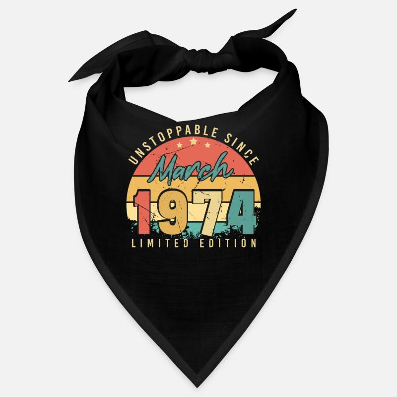 March 1974 Retro unstoppable Bandana