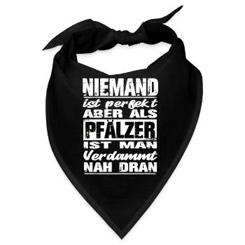 Pfälzer - Bandana - Schwarz - Vorne