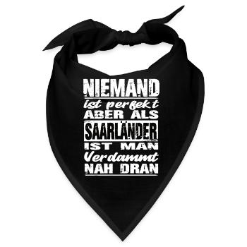Saarländer - Bandana - Schwarz - Vorne