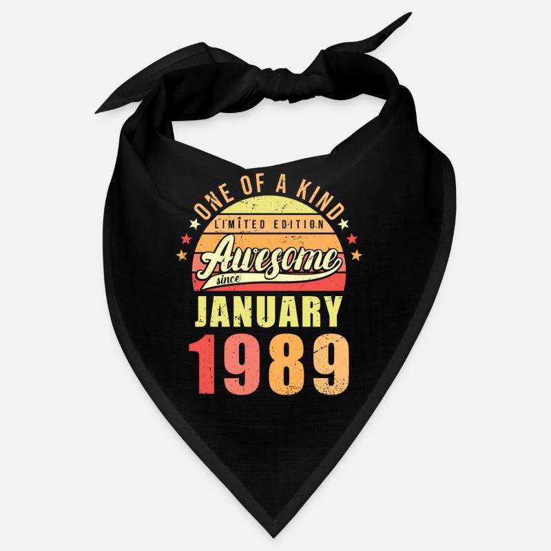 Anniversaire Janvier 1989 Bandana