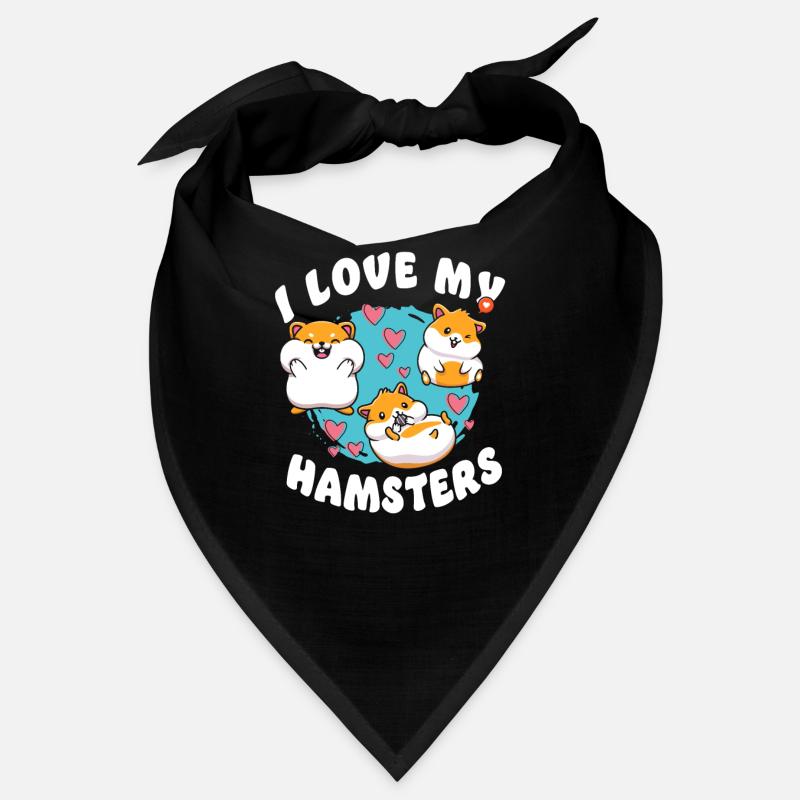 Hamster J’aime mon escouade de hamsters Bandana