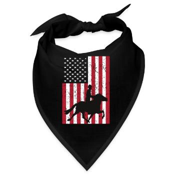 Reiten Herren - Bandana - Schwarz - Vorne