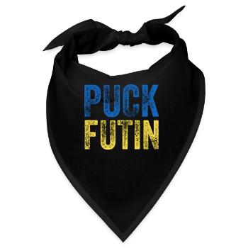 PUCK FUTIN Ukraine - Bandana - Schwarz - Vorne
