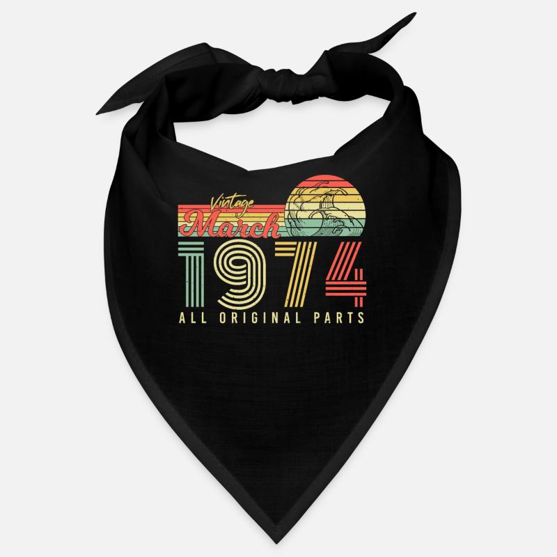 Original Retro 1974 March Bandana
