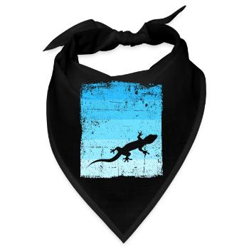 GECKO - Bandana - Schwarz - Vorne