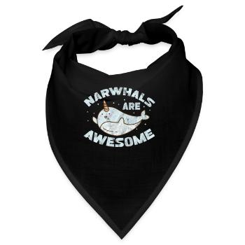 Narwal - Bandana - Schwarz - Vorne