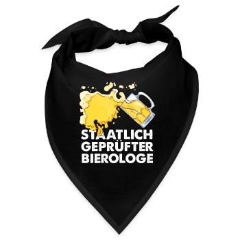 beer Design for a beer lover - Bandana - Schwarz - Vorne