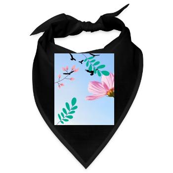 Nature - Bandana - Schwarz - Vorne