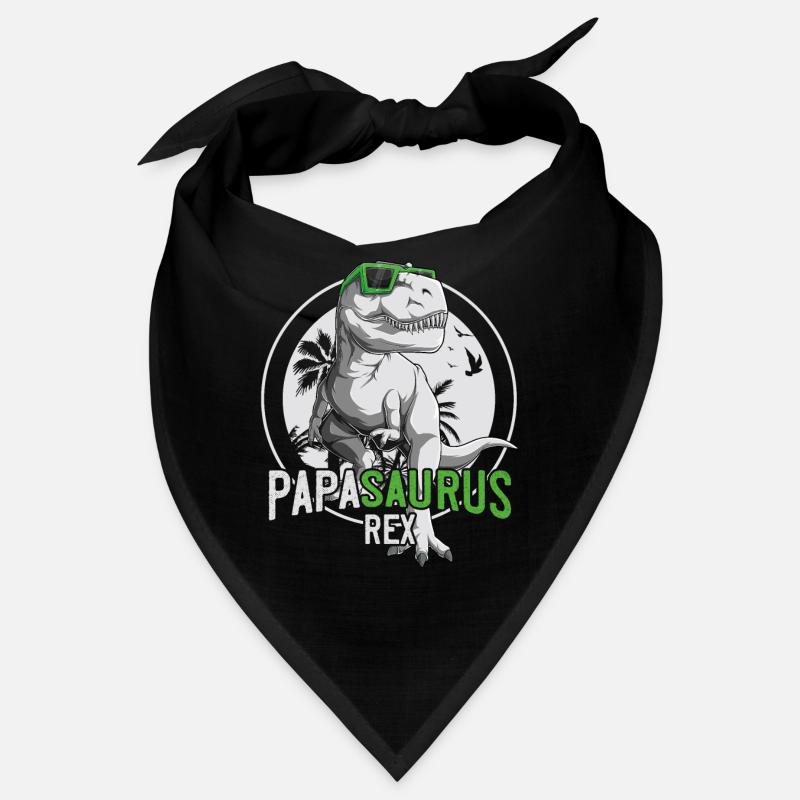 Papasaurus Papa Dinosaurier Vatertag Geschenk Bandana
