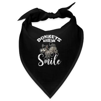 Esel - Bandana - Schwarz - Vorne