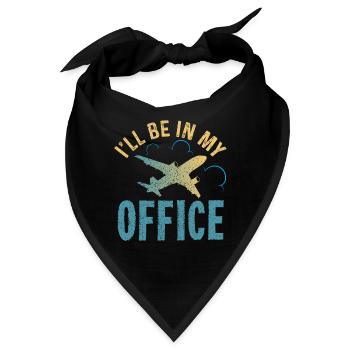 Pilot - Bandana - Schwarz - Vorne