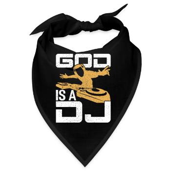 DJ - Bandana - Schwarz - Vorne