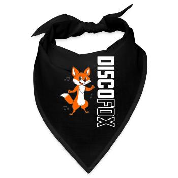 Disco fuchs - Bandana - Schwarz - Vorne