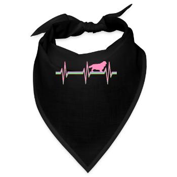 Cavalier King Charles - Bandana - Schwarz - Vorne