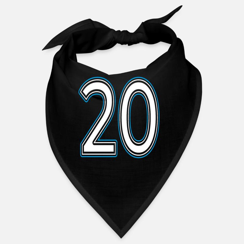 Zahl Nummer 20 Bandana