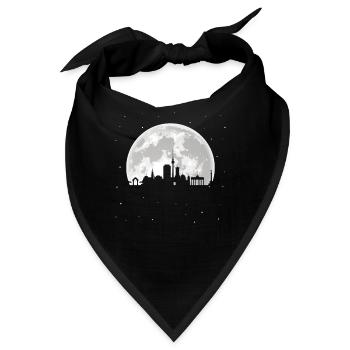 Berlin skyline - Bandana - Schwarz - Vorne