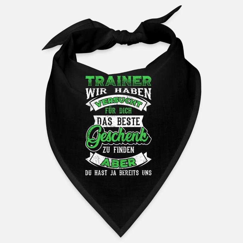 Fußballtrainer Trainer Spruch Geschenk Bandana