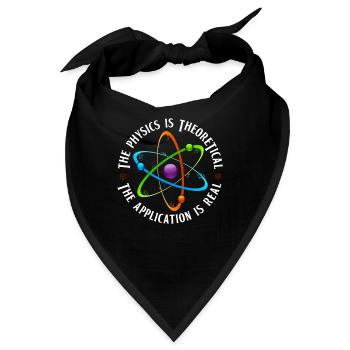 Physik Physiker - Bandana - Schwarz - Vorne
