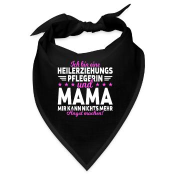 Heilerziehungspfleger - Bandana - Schwarz - Vorne