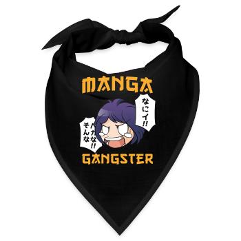 Manga Gangster - Bandana - Schwarz - Vorne