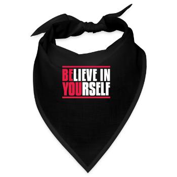 Motivation - Bandana - Schwarz - Vorne