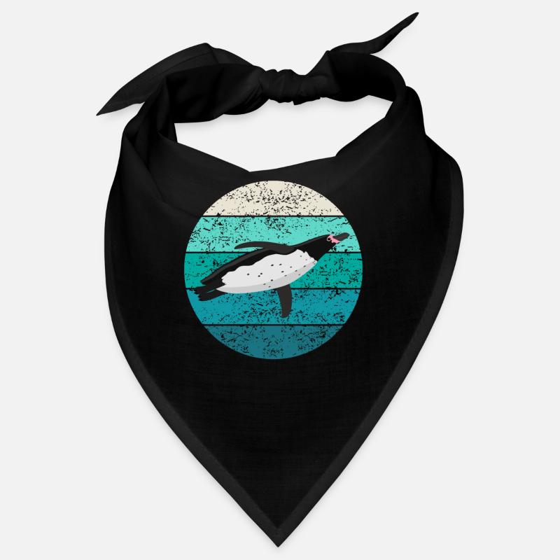 Pinguin Seevogel Meeresvogel Retro Geschenk Bandana