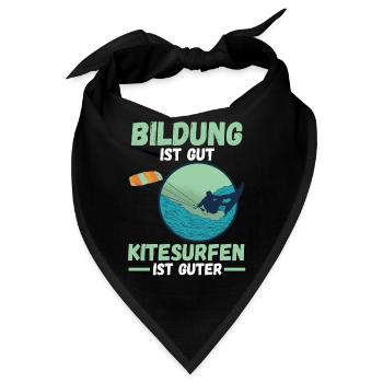 Kitesurfen Kitesurfer - Bandana - Schwarz - Vorne
